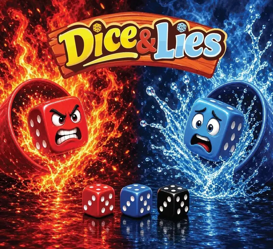 Dice & Lies board game box